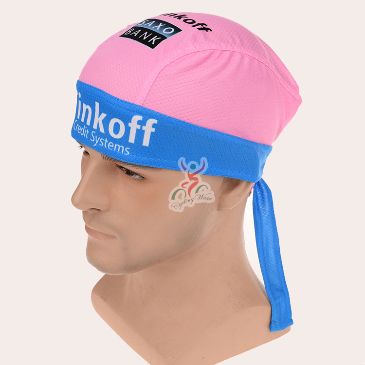 2015 Saxo Bank Tinkoff Bandana ciclismo rosa